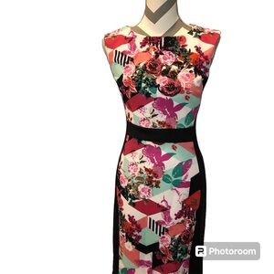 Bisou Bisou floral dress size 4